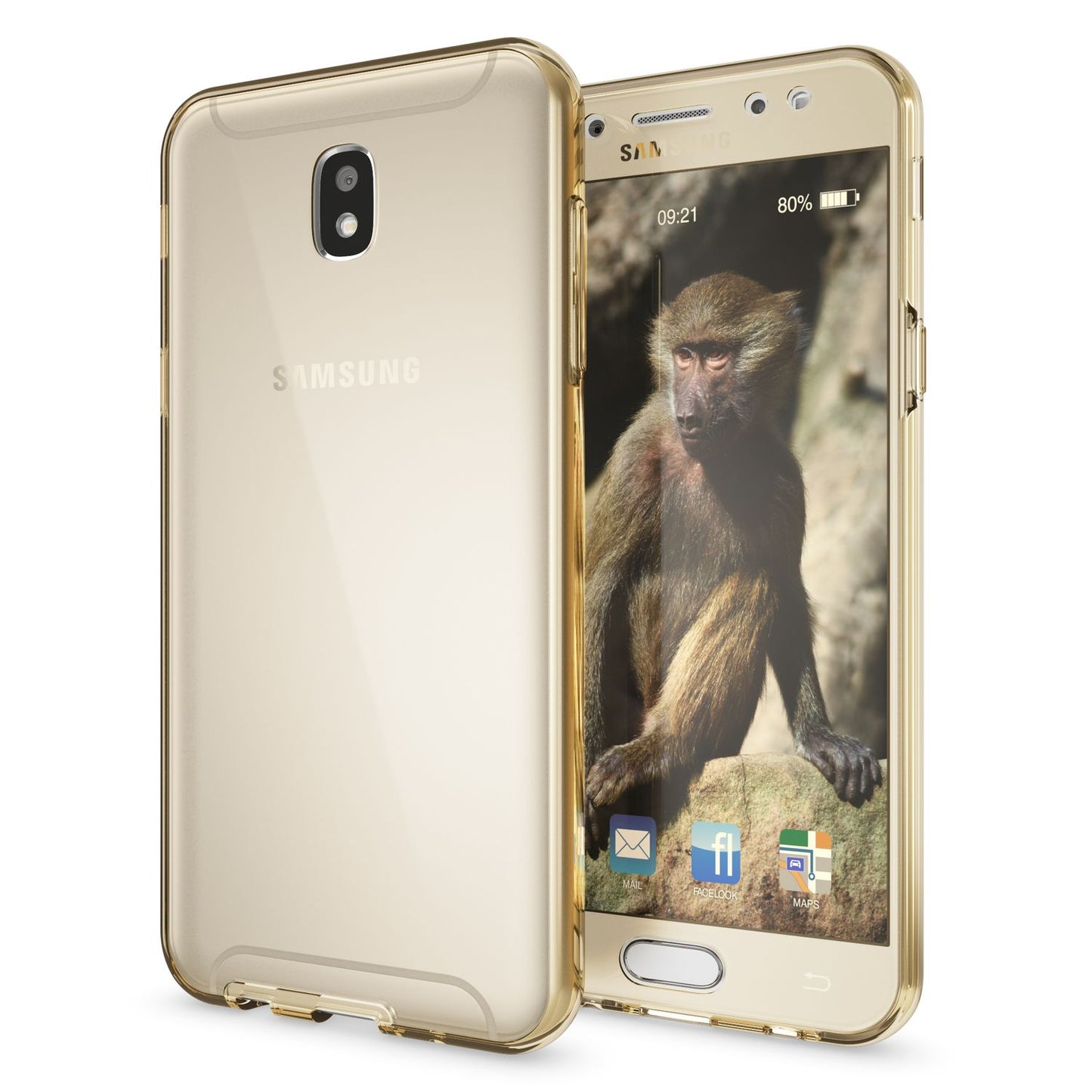 Samsung Galaxy J7 2017 (EU-Modell) 360 Grad Hülle von NALIA, Silikon Full-Cover