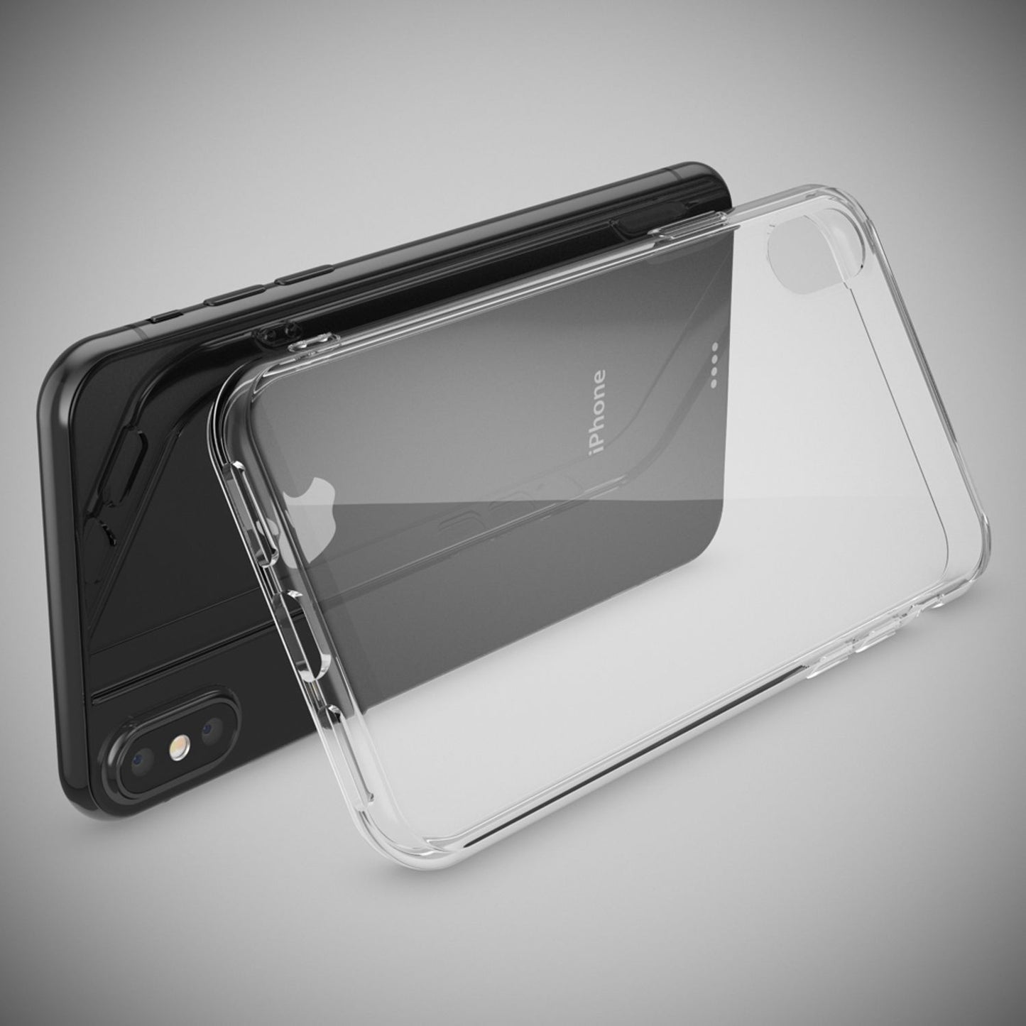 NALIA Handyhülle für Apple iPhone XS Max Hülle, Dünne Silikon Schutzhülle Case