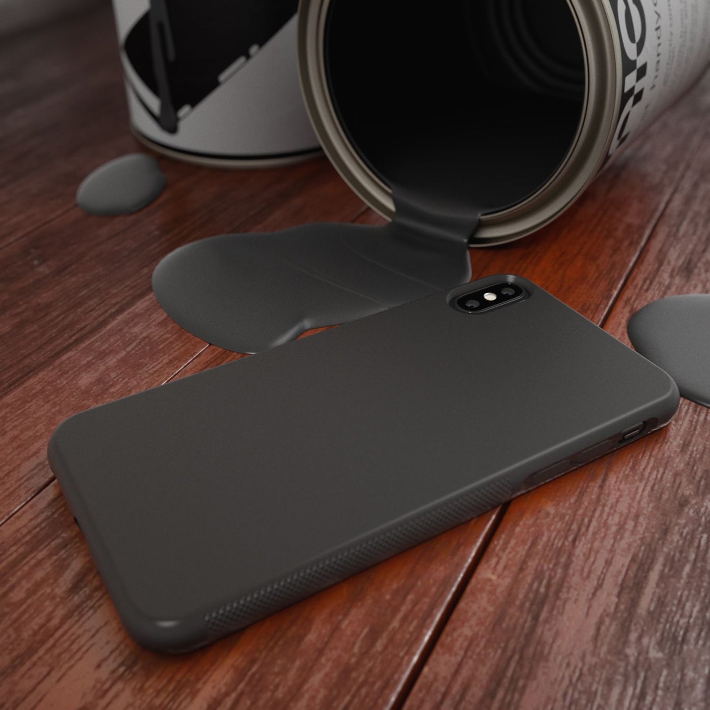 NALIA Hülle für Apple iPhone X XS, Anti Slip Case Schutz Cover Silikon Etui Matt