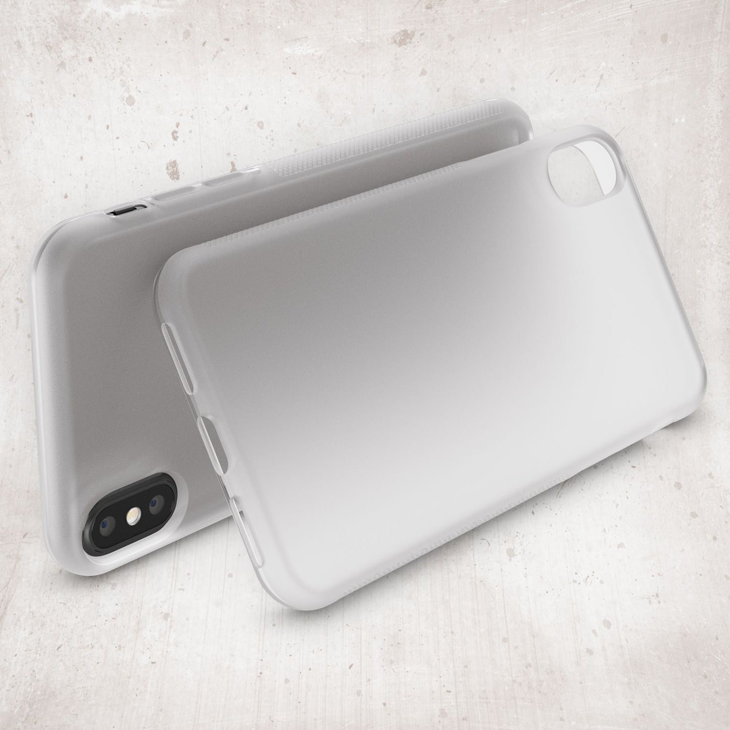 NALIA Handyhülle für iPhone XS Max, Ultra-Slim Silikon Case Cover Gummihülle