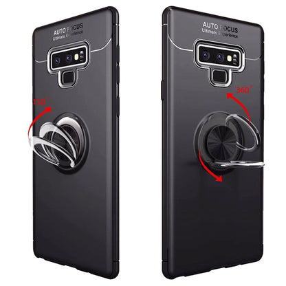 NALIA Ring Hülle kompatibel mit Samsung Galaxy Note 9, Cover für KFZ Halterung