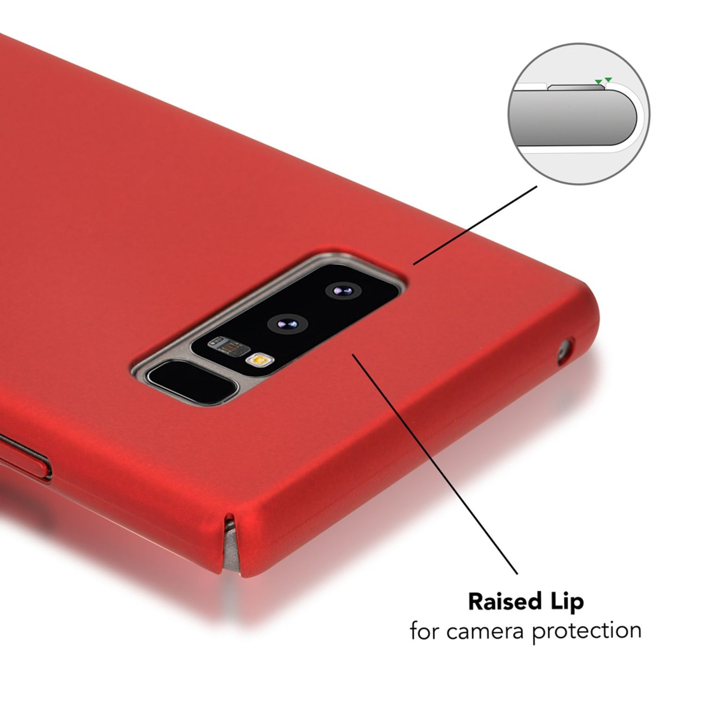 Samsung Galaxy Note 8 Hülle Handyhülle von NALIA, Dünne Schutzhülle Cover Hardcase