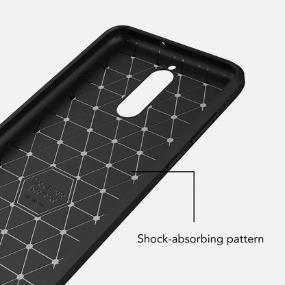 Huawei Mate 10 Lite Handy Hülle von NALIA, Carbon Look Silikon Cover Case Schutz