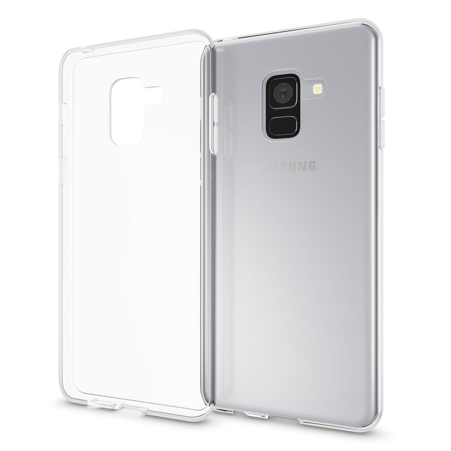Samsung Galaxy A8 2018 Handy Hülle von NALIA Case Cover Schutz Transparent Klar
