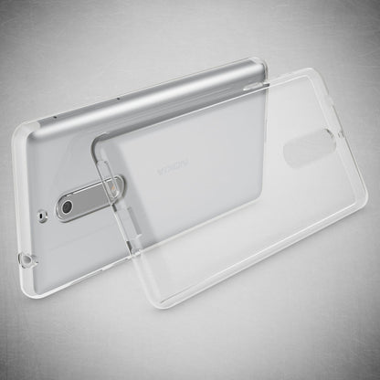 Nokia 5 Handy Hülle von NALIA, Transparentes Silikon Case Cover Tasche Schutz