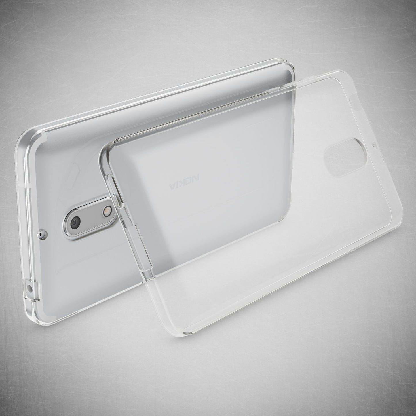Nokia 6 Handy Hülle von NALIA, Transparente Silikon Case Cover Tasche Schutzhülle