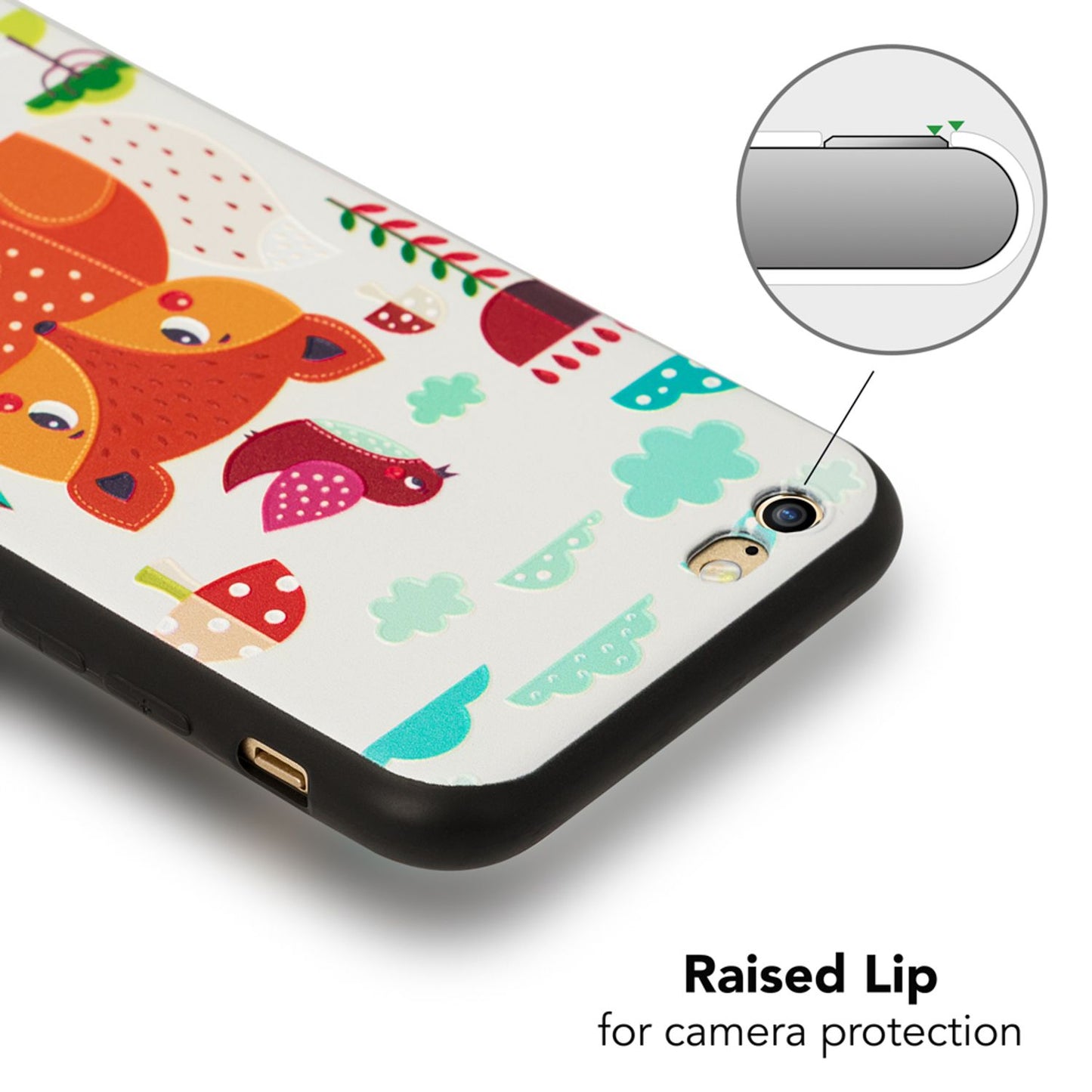 Apple iPhone 6 6s Handy Hülle von NALIA, Slim TPU Silikon Motiv Case Cover Schutz