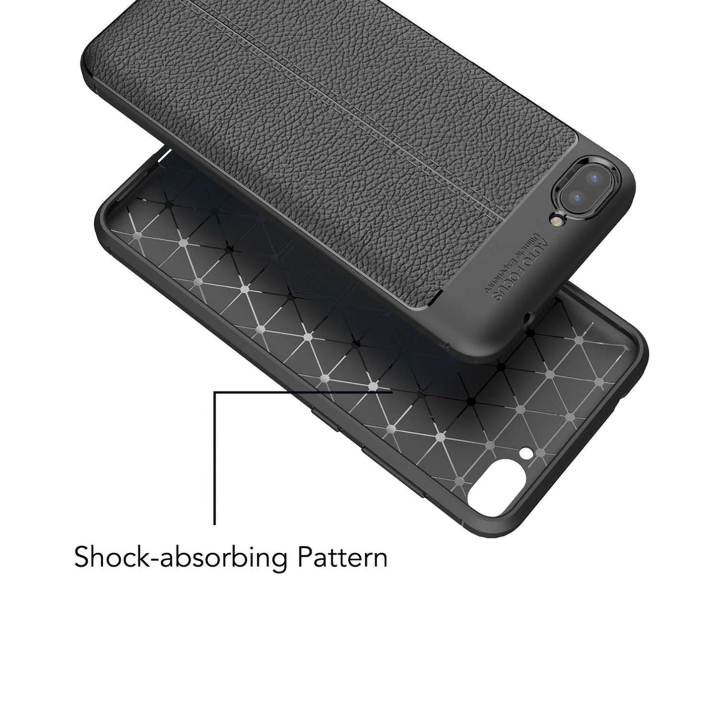 NALIA Hülle Leder-Look Handyhülle für ASUS ZenFone 4 Max 5,2", Silikon Case