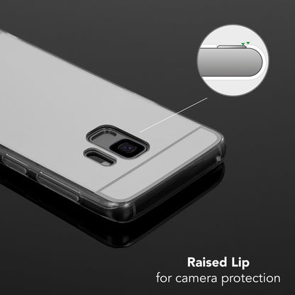 Samsung Galaxy S9 Spiegel Hülle von NALIA, Mirror Case Dünne Silikon Handyhülle