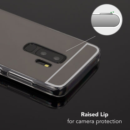 Samsung Galaxy S9 Plus Spiegel Handy Hülle von NALIA, Mirror Case Silikon Cover