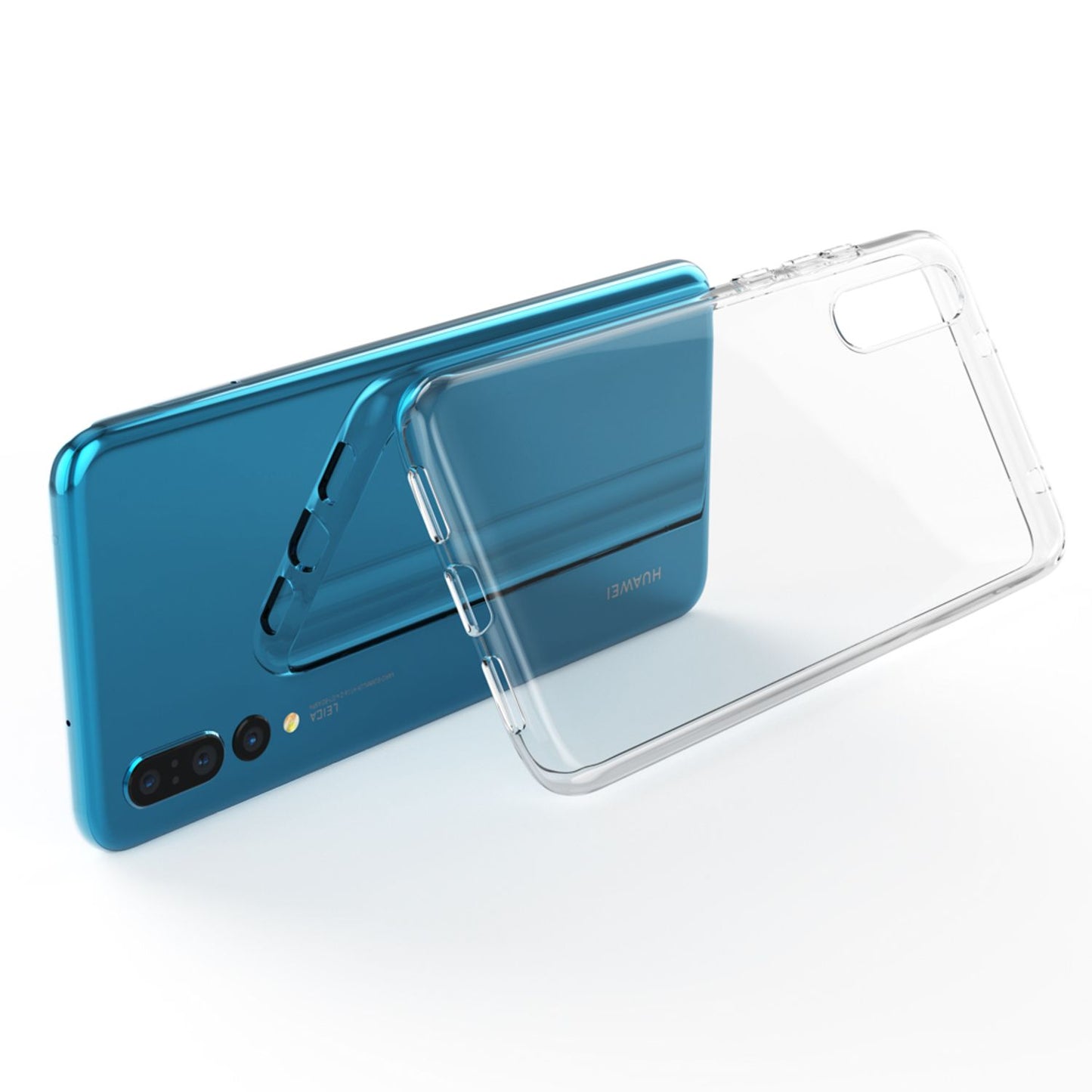 NALIA Handyhülle für Huawei P20 Pro Hülle, Durchsichtige Silikon Schutzhülle
