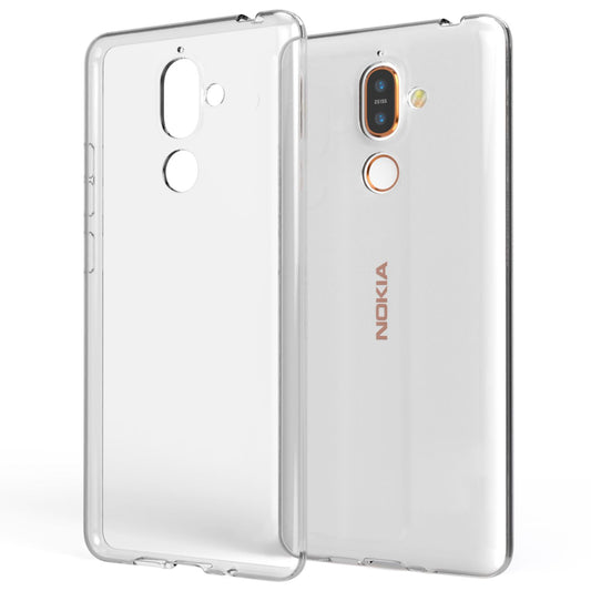 Nokia 7 Plus Handy Hülle von NALIA, Transparentes TPU Silikon Case Cover Schutz