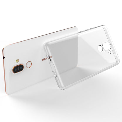 Nokia 7 Plus Handy Hülle von NALIA, Transparentes TPU Silikon Case Cover Schutz