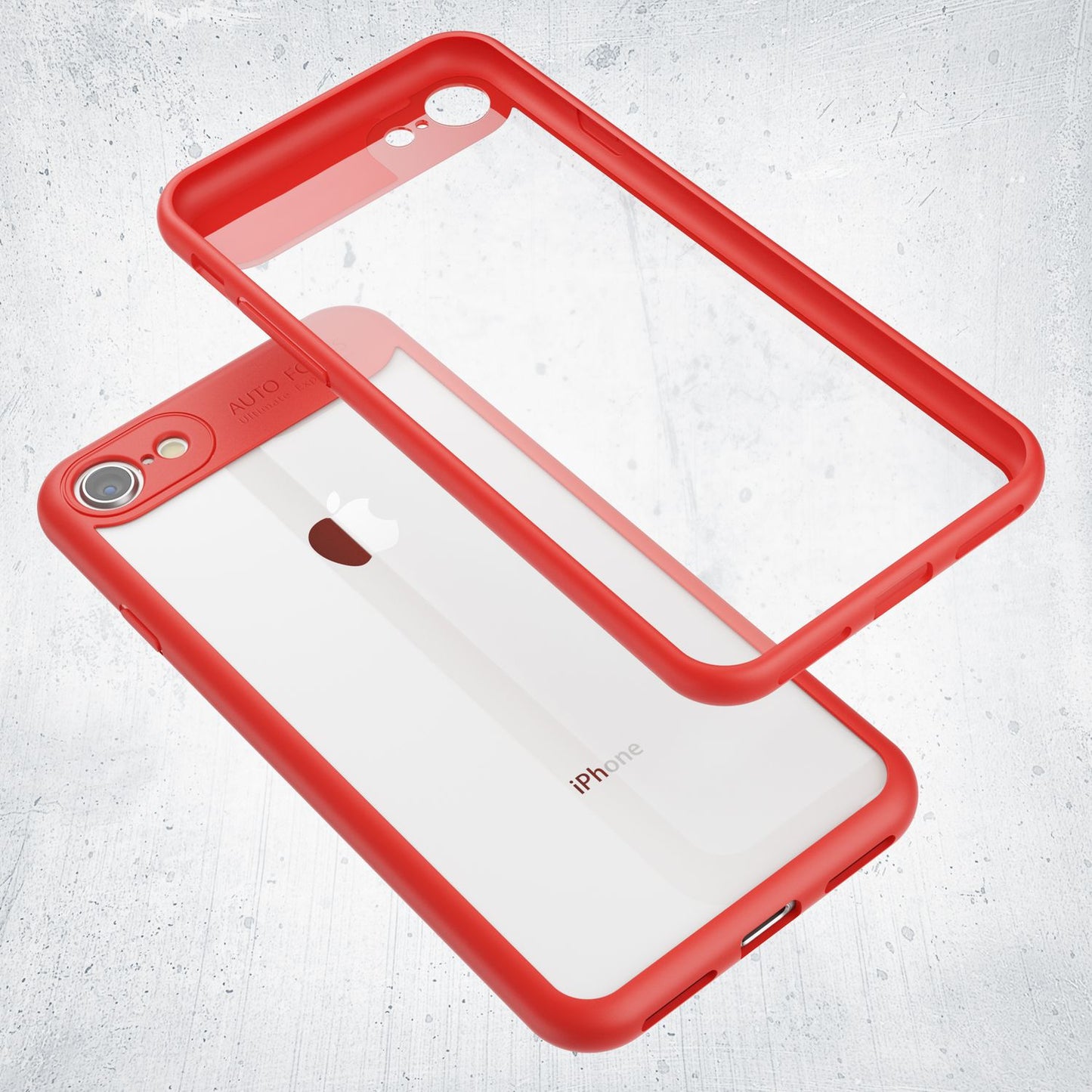 NALIA Handy Hülle für iPhone SE 2020 / 8 / 7, Hard Case Schutz Cover Tasche Etui