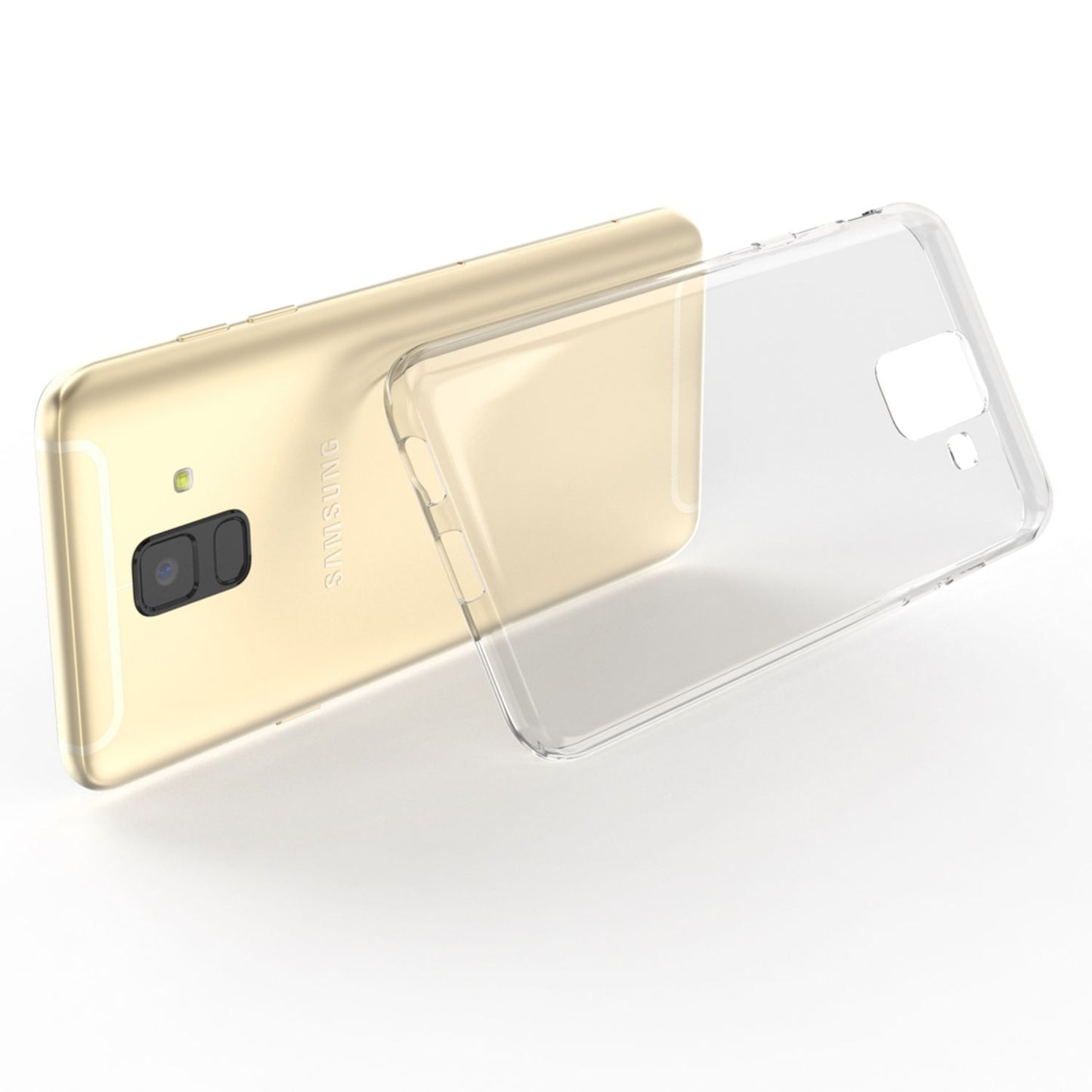 Samsung Galaxy A6 Handy Hülle von NALIA, Soft Slim TPU Silikon Case Cover Schutz
