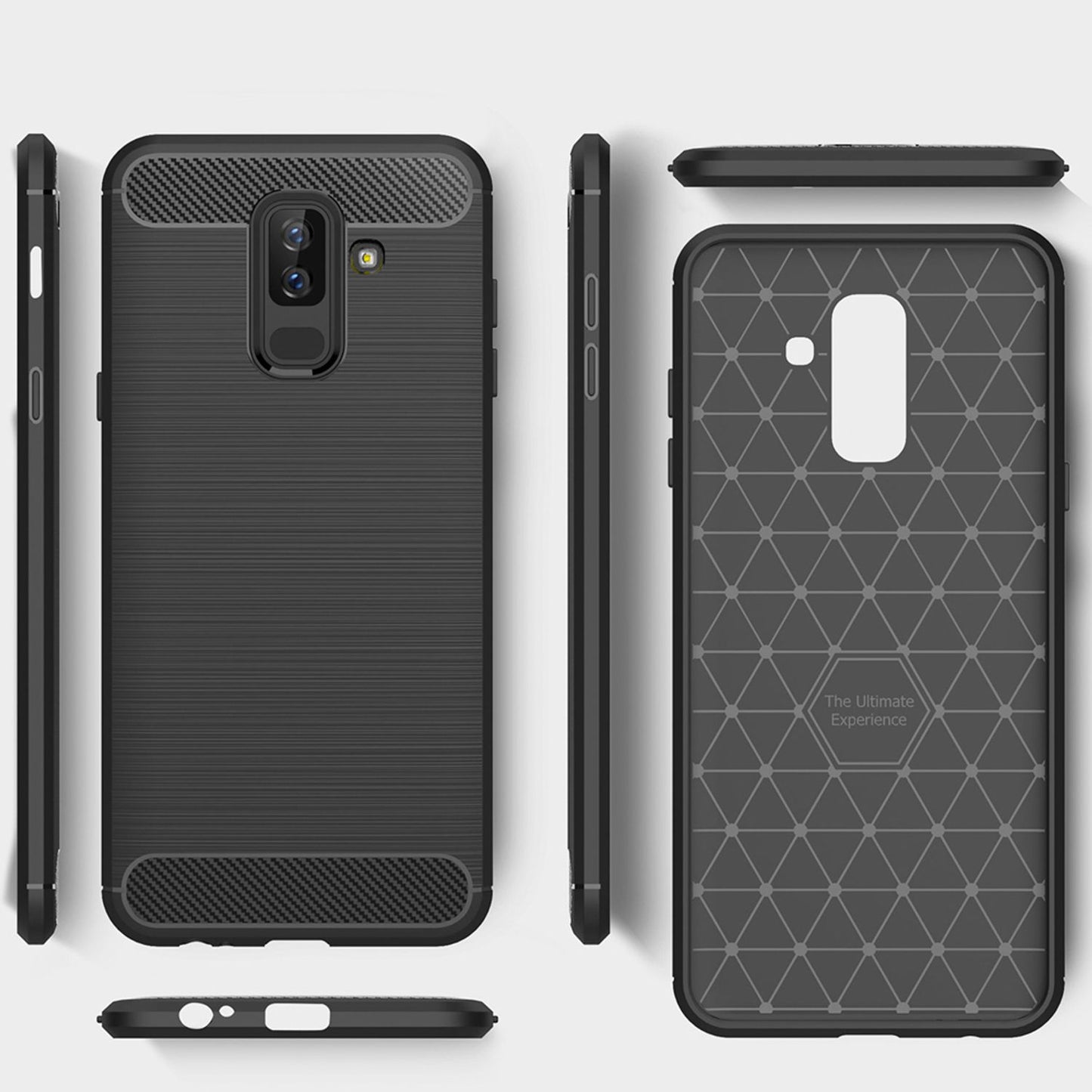 Samsung Galaxy A6 Plus Hülle Handyhülle von NALIA, Slim Silikon Case Cover