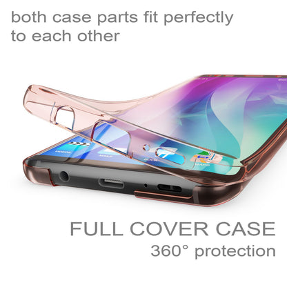 Samsung Galaxy S9 Plus Glitzer Handy Hülle 360 Grad von NALIA, Full Cover Case