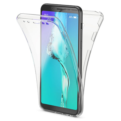NALIA 360 Grad Hülle für Samsung Galaxy A8 (2018), Full Cover Handyhülle Case