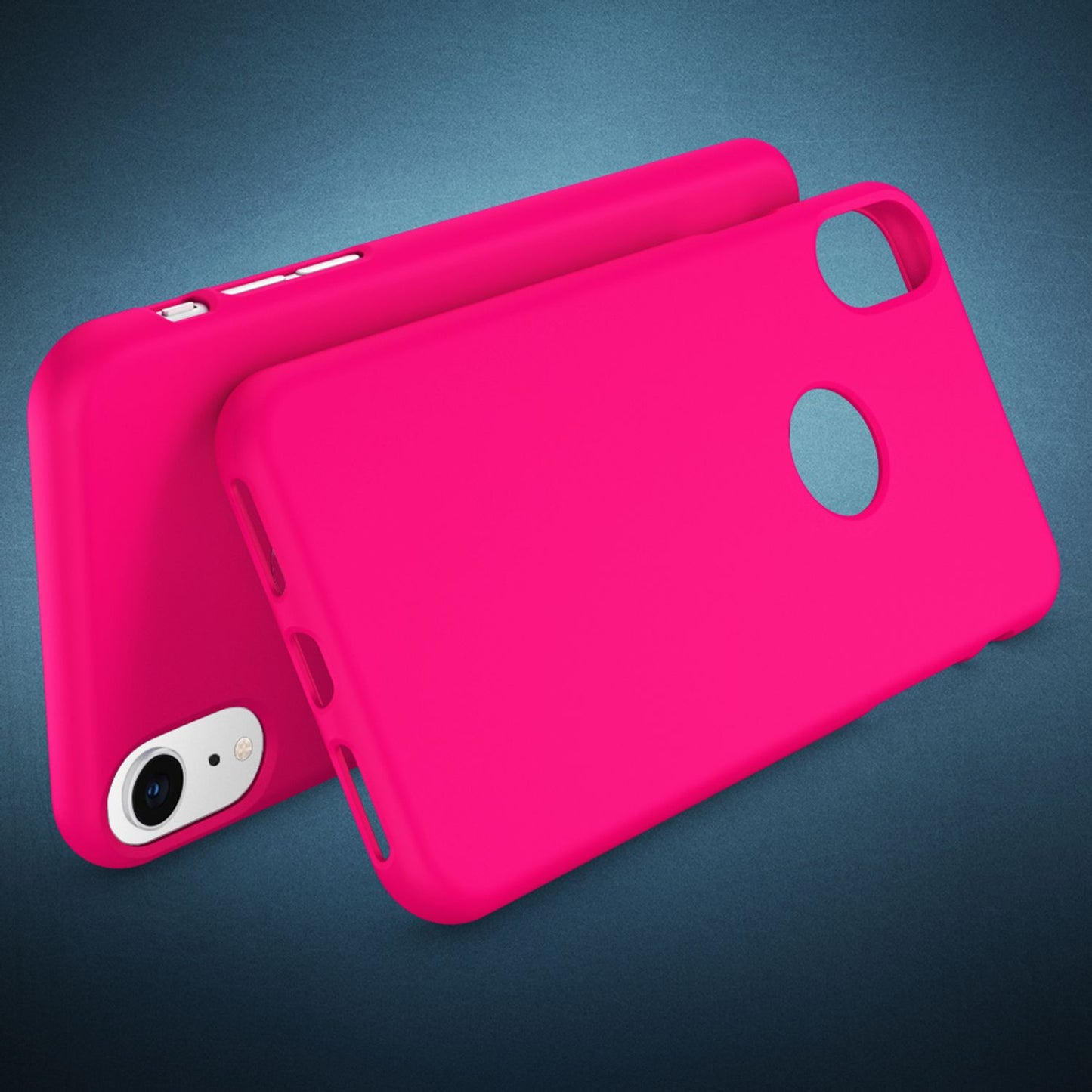 NALIA Handyhülle für Apple iPhone XR, Ultra-Slim Hülle Silikon Neon Case Cover