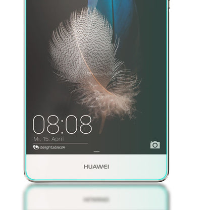 NALIA Schutzglas für Huawei P8 Lite, 9H Full Cover Displayschutz Tempered Glass