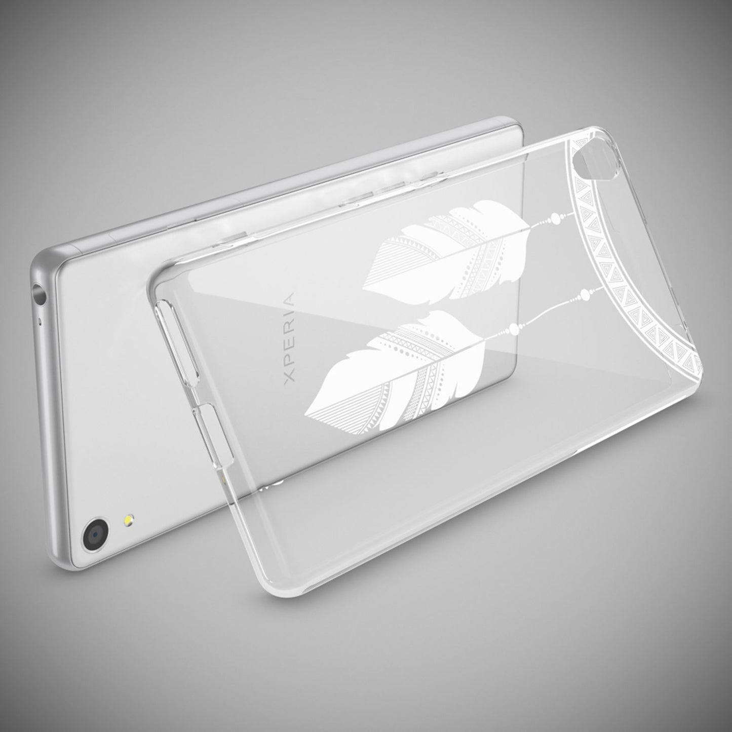 Sony Xperia XA Handy Hülle von NALIA, Silikon Case TPU Motiv Case Schutz Bumper