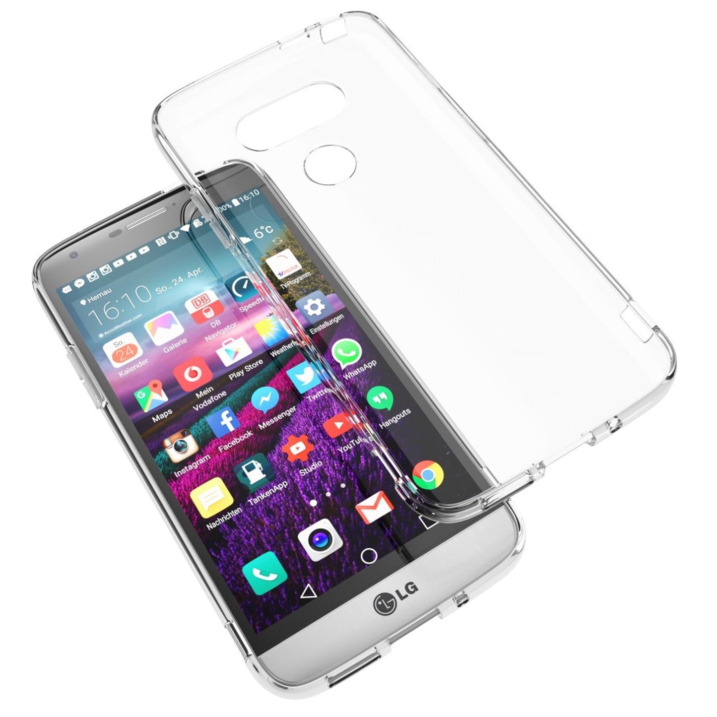 LG G5 Hülle von NALIA, Case Cover Transparent Schutzhülle Handyhülle Handy Tasche