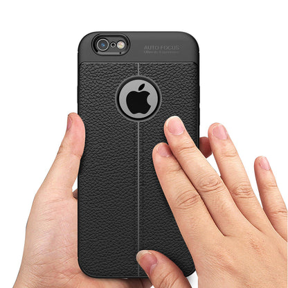 NALIA Handy Hülle für Apple iPhone 6 Plus 6S Plus, Leder Look Silikon Cover Case