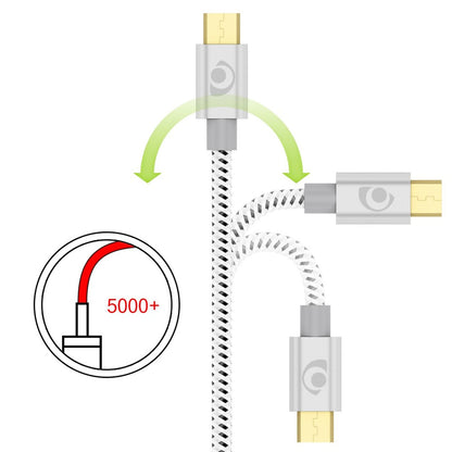 1m Micro USB Kabel von NALIA, Stabiles Sync Handy High Speed Ladekabel Datenkabel