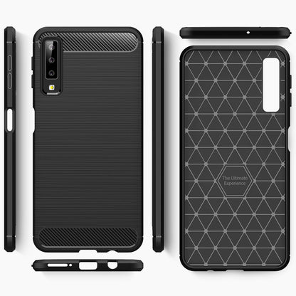 NALIA Handy Hülle für Samsung Galaxy A7 2018, Silikon Case Cover Bumper Etui
