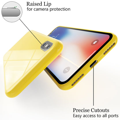 NALIA 360° Magnet Hülle für iPhone X XS, Slim Hard Case Cover mit Display Schutz
