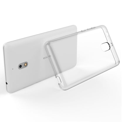 NALIA Handyhülle für Nokia 2.1 2018, Hülle TPU Silikon Case Cover Crystal Clear