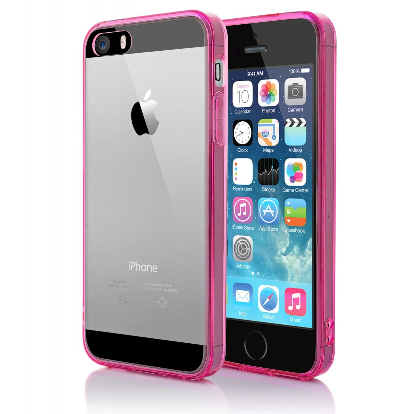 NALIA Handy Hülle für Apple iPhone SE 5 5S, Schutz Case Cover Tasche Bumper Etui