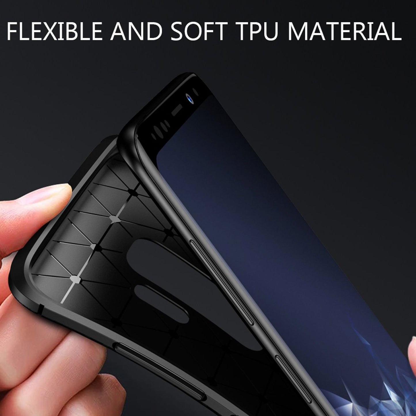 NALIA Handy Hülle für Samsung Galaxy S9 Plus, Slim Silikon Case Cover Etui Skin