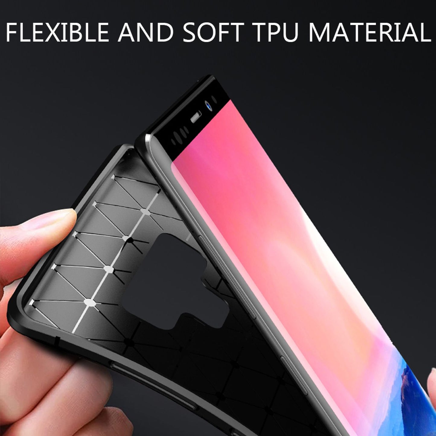 NALIA Handy Hülle für Samsung Galaxy Note 9, Slim Silikon Soft Case Cover Etui