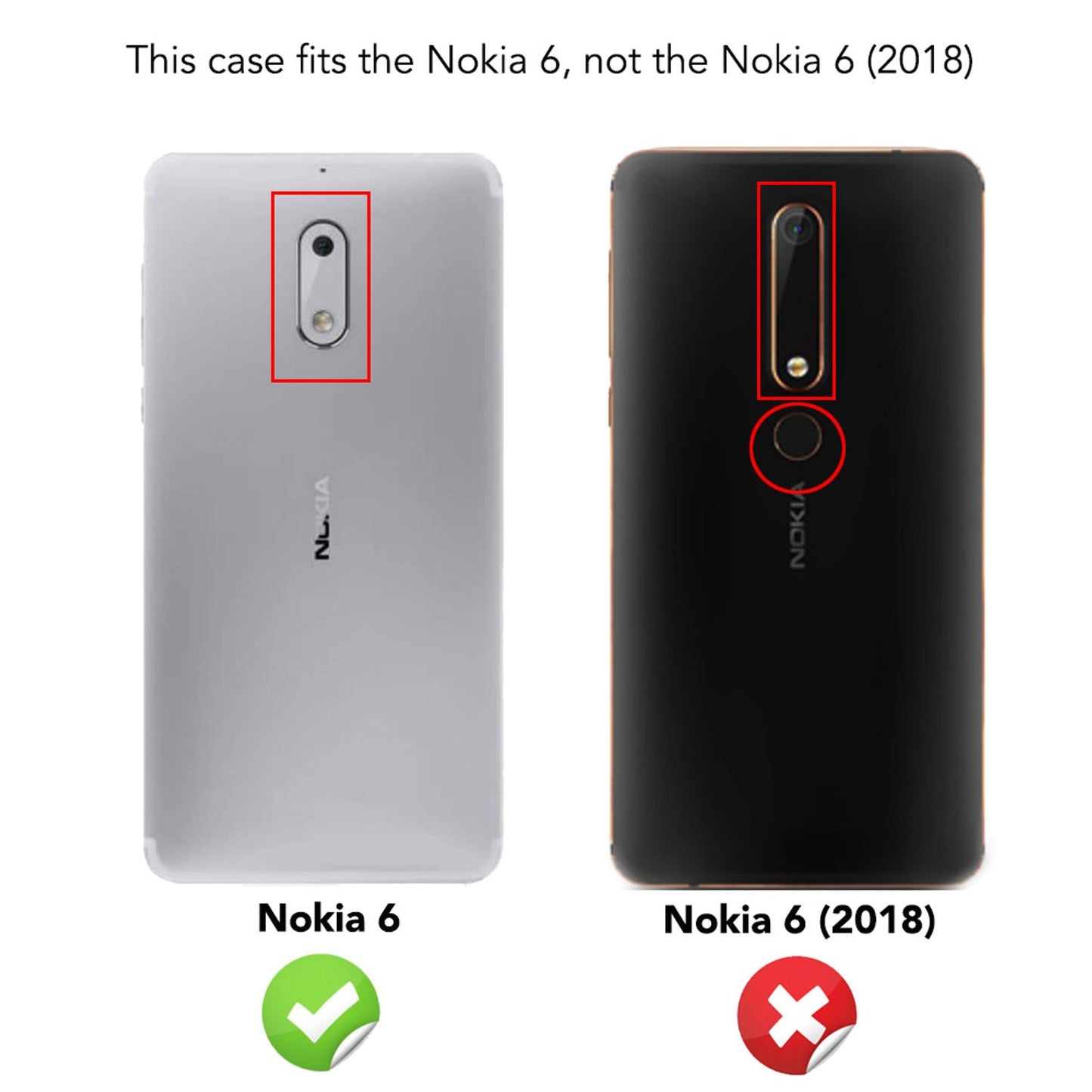 Nokia 6 Handy Hülle von NALIA, Transparente Silikon Case Cover Tasche Schutzhülle