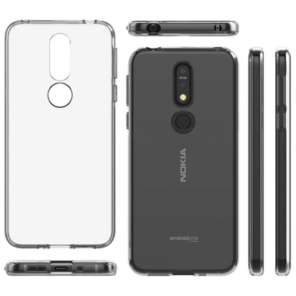 NALIA Hülle für Nokia 7.1 (2018), Soft Handyhülle TPU Silikon Case Cover Clear