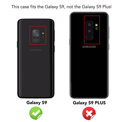 NALIA Glitzer Hülle 360 Grad für Samsung Galaxy S9, Handyhülle Full Cover Etui