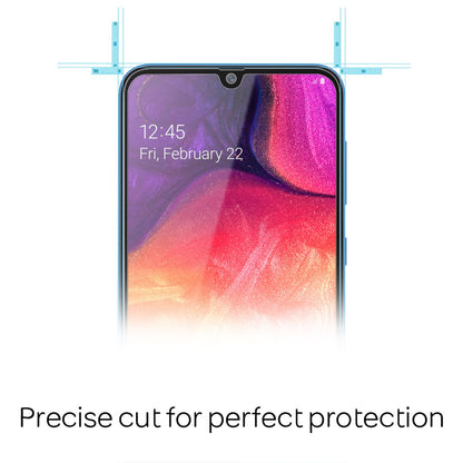 NALIA 2x Schutz Glas für Samsung Galaxy A50, 9H Full Cover Display Panzer Folie