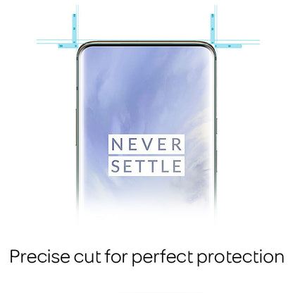 NALIA Schutzglas für OnePlus 7T Pro Glas, 9H Full-Cover Screen Display Schutz
