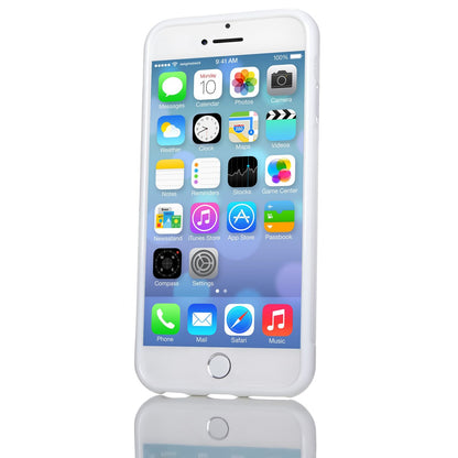 NALIA für IPHONE 6 / 6S Schutzhülle Anti-Slip Silikon Cover Case - Weiß