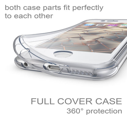 NALIA 360° Handy Hülle für iPhone SE 2022 / SE 2020 /8 / 7, Full Body Case Cover