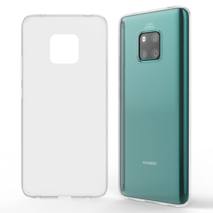 NALIA Handy Hülle für Huawei Mate20 Pro, Slim Silikon Case Cover Transparent
