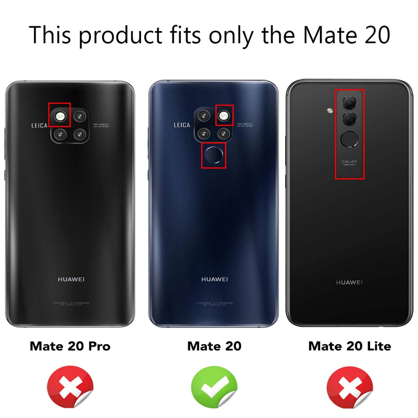 NALIA 360 Grad Handy Hülle für Huawei Mate20, Full Cover Case Komplett Bumper