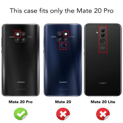 NALIA 360 Grad Handy Hülle für Huawei Mate20 Pro, Full Cover Case Glas vorne