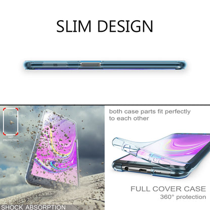 NALIA 360 Grad Hülle für Samsung Galaxy A7 2018, Full Cover Handy Schutzhülle