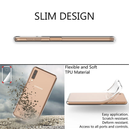 NALIA Hülle für Samsung Galaxy A7 2018, Motiv Schutzhülle Silikon Cover Case