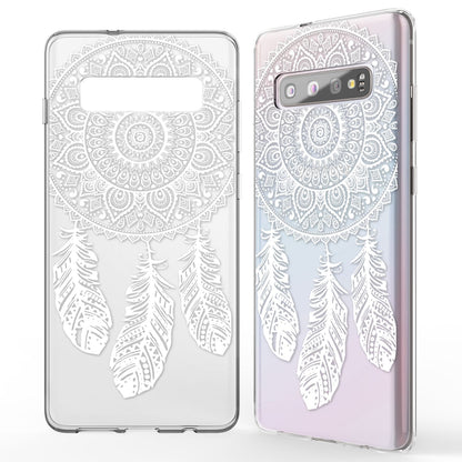 NALIA Hülle für Samsung Galaxy S10, Motiv Handyhülle Silikon Case Schutz Cover