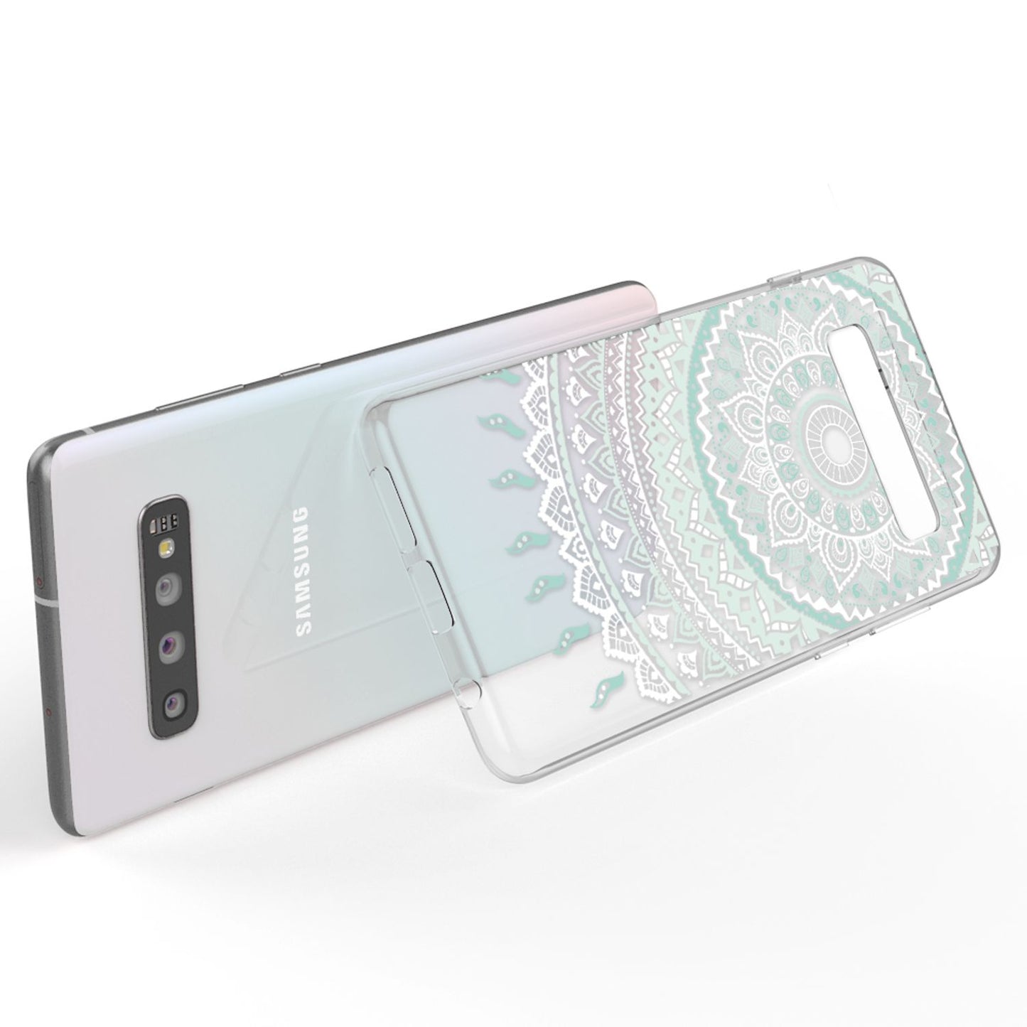 NALIA Hülle für Samsung Galaxy S10, Motiv Handyhülle Silikon Case Schutz Cover
