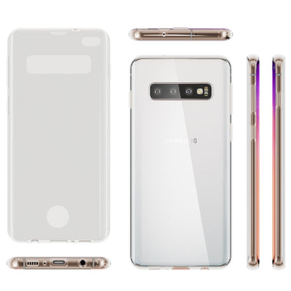 NALIA 360 Grad Hülle für Samsung Galaxy S10 Plus, Full Cover Silikon Case Schutz