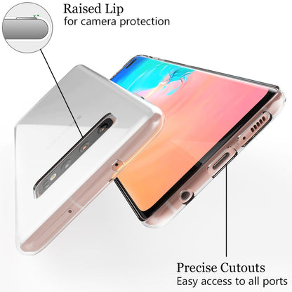 NALIA Handy Hülle für Samsung Galaxy S10 Plus, Ultra Slim Silikon Cover Case